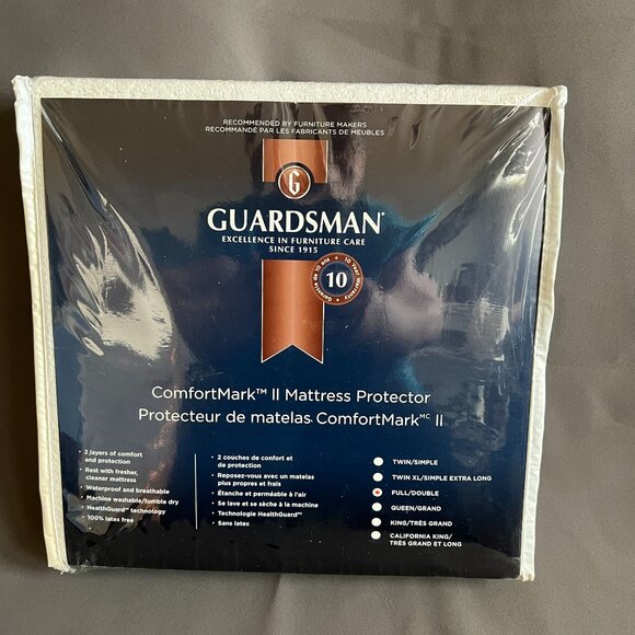 Guardsman Other - Guardsman ComfortMark II Mattress Protector Full Size Waterproof Breathable 100